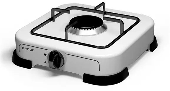 Плита газовая BROCK GS 001 W 1750 Вт белая Киев - изображение 1