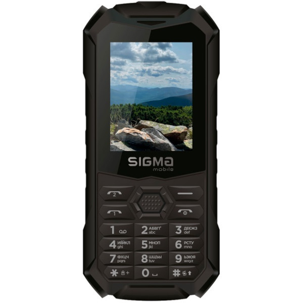 Телефон Sigma mobile X-treme PV68 Dual Sim Black/Orange (Код товару:40891) Харьков - изображение 1