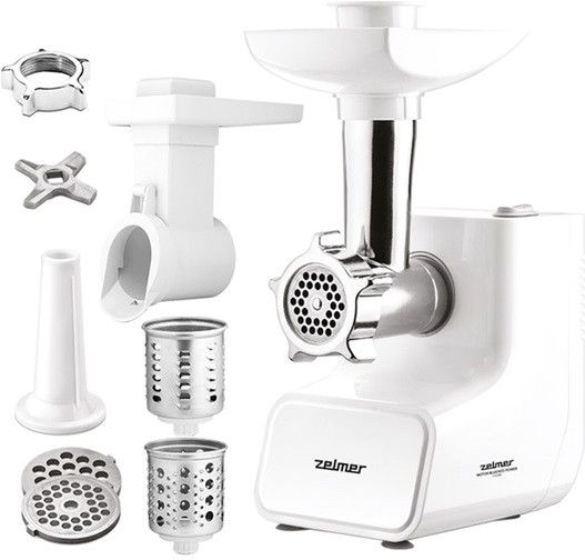 Мясорубка электрическая Zelmer ZMM3512B 1500 Вт белая Киев - изображение 1