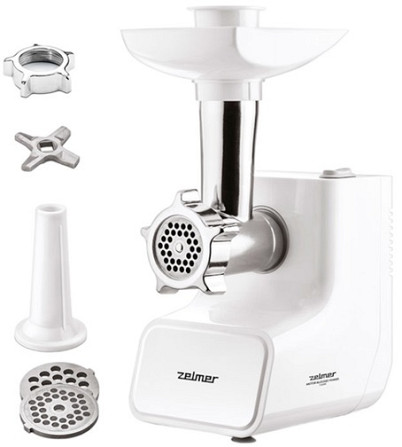 Мясорубка электрическая Zelmer ZMM3511B 1500 Вт белая Київ - изображение 1