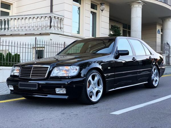 117 Аренда Mercedes Benz W140 Long S7.3 V12 Brabus кабан для свадьбы фотосессии съемки Киев - изображение 1