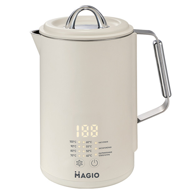 Електрочайник Magio MG-516 1.5 л белый Київ - изображение 1