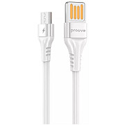 Кабель Proove Double Way Silicone USB to Micro 2.4A 1m White (CCDS20001302) (Код товару:41281) Харьков