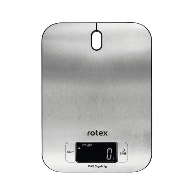 Весы кухонные Rotex RSK22-P 5 кг серебристые Київ - изображение 1