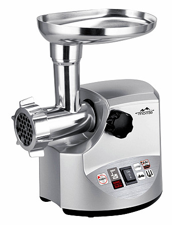 Мясорубка электрическая Monte MT-3160 3100 Вт серебристая Київ - изображение 1