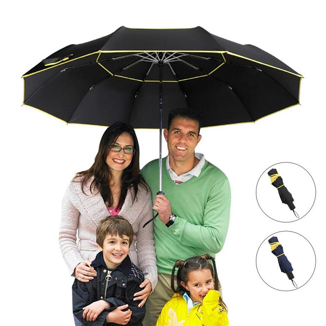Парасоля XXL автоматична преміум-класу StormProof 105см діаметр Киев - изображение 1