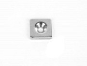 Магніт під потай 12x12x3mm 7/3 х 1 отвір Винница