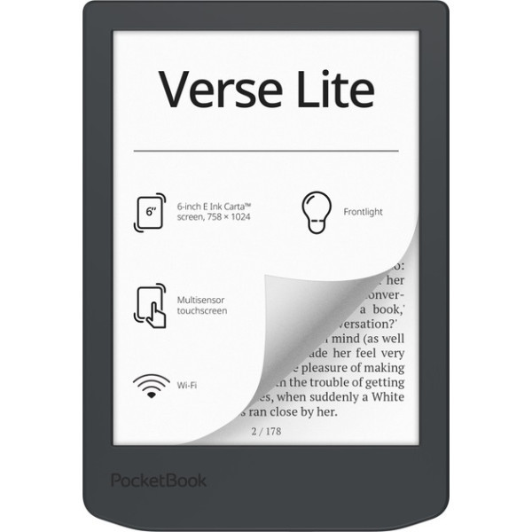 Електронна книга Pocketbook 619 Verse Lite Midnight Grey (PB619-T) (Код товару:41394) Харьков - изображение 1