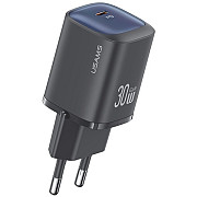 Мережевий зарядний пристрій Usams US-CC251 single USB-C PD3.0 30W 3A Black (Код товару:41148) Харьков