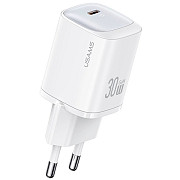 Мережевий зарядний пристрій Usams US-CC251 single USB-C PD3.0 30W 3A White (Код товару:41149) Харьков