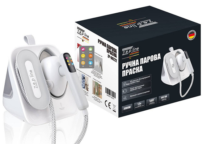 Утюг паровой ручной Zepline ZP-00222 White 3000 Вт белый Київ - изображение 1