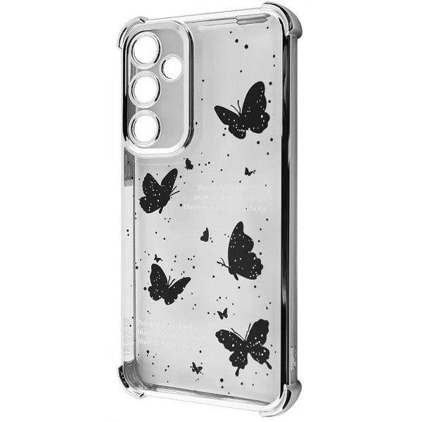 Чохол WAVE Winkie для Samsung Galaxy A16 A165 Silver/Butterfly (Код товару:41505) Харьков - изображение 1