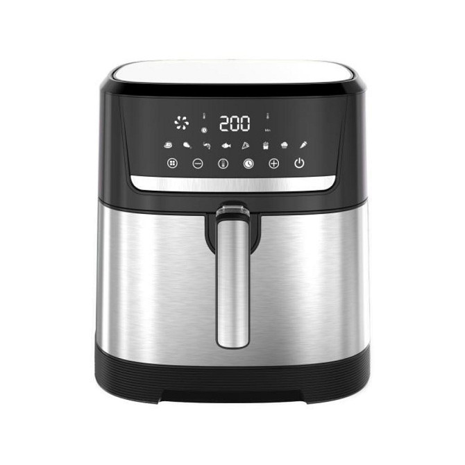 Аэрогриль мультипечь на 2 тэна Rotex Up DownFry ROM-970-XXL 2000 Вт серебристая Киев - изображение 1