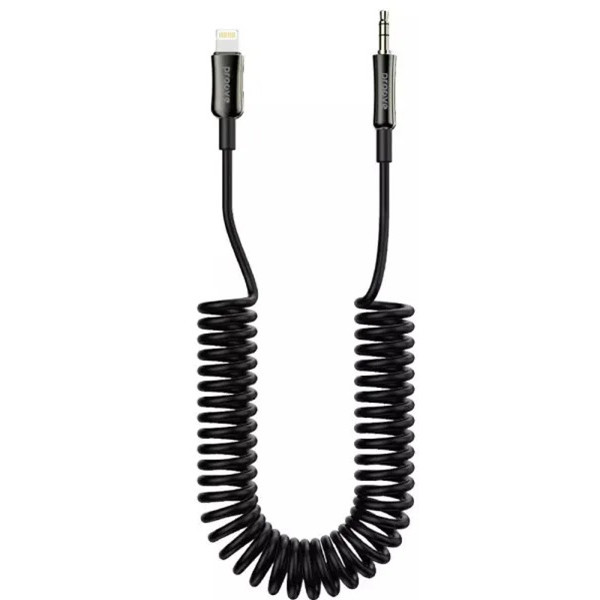 AUX кабель Proove Steel Spring Lightning to 3.5mm 1m Black (ACSS00005101) (Код товару:41621) Харьков - изображение 1