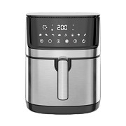 Аэрогриль мультипечь на 2 тэна Rotex Up&DownFry ROM-770-XL 2000 Вт 7.5 л серебристая Киев