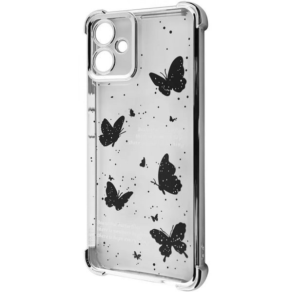 Чохол WAVE Winkie для Samsung Galaxy A06 Silver/Butterfly (Код товару:41503) Харьков - изображение 1