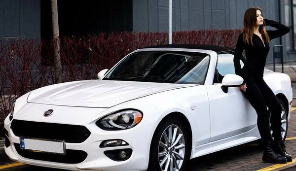 200 Кабриолет на свадьбу Fiat 124 Spider белый без водителя Київ - изображение 1