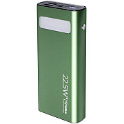 Power bank Gelius Lightstone GP-PB300i 20000mAh 22.5W QC+PD Green (Код товару:41359) Харьков