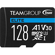 Карта пам'яті Team Elite microSDXC 128GB UHS-I/U3 Class 10 (TEAUSDX128GIV30A103) (Код товару:40981) Харьков