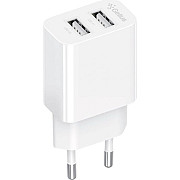 Мережевий зарядний пристрій Gelius Simple GP-HC059 2 USB 2.4A White (Код товару:41877) Харьков