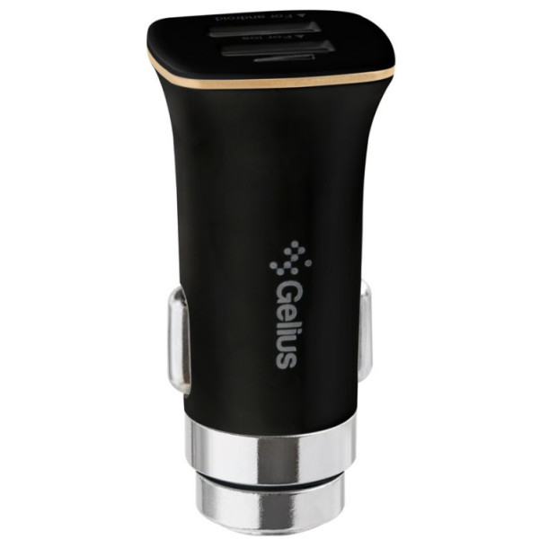 Автомобільний зарядний пристрій Gelius Apollo GP-CC01 15W 3.1A 2USB Black (Код товару:41463) Харьков - изображение 1