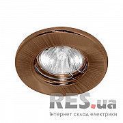 DL10 античная медь (MR16 точечный светильник неповоротный) Feron Киев