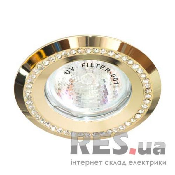 DL103-C прозрачный-золото (MR16 точечный светильник) Feron Киев - изображение 1