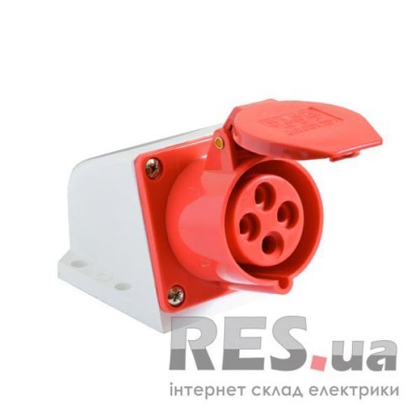 Гнездо стационарное ГС 32А/4 3Р РЕ (124) ІР44 ECOHOME Киев - изображение 1
