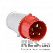 Вилка переносная ВП 16А/5 3Р+N+РЕ (015) ІР44 ECOHOME Киев