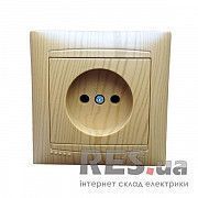 Розетка без заземления LMR1420 ольха Lemanso Сакура Киев