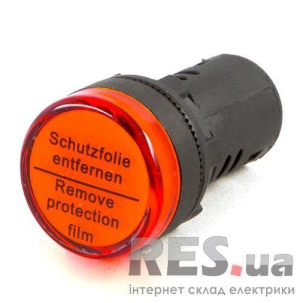 Светосигнальная арматура AD22-22DS красная 220V АС/DC Takel Киев - изображение 1