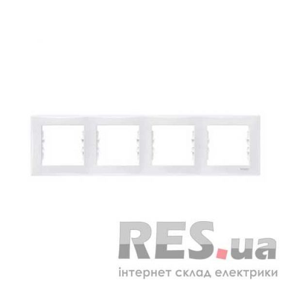 Рамка 4-ая горизонтальная серая Sedna Schneider Electriс Киев - изображение 1