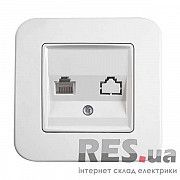 Розетка компьютерная RJ45 CAT5e белая VIKO Rollina Киев