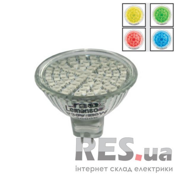 Лампа светодиодная LM210 2.3 W G5.3 60LED 4500K Lemanso(зелена) Киев - изображение 1