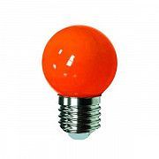 Лампа светодиодная G45 1W E27 5LED красная LM357 Lemanso Киев