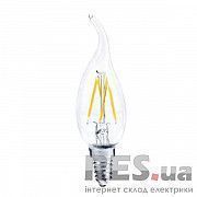 Лампа светодиодная Lemanso LED C35T E14 4W 4LED 420LM 3000K / LM393 Киев