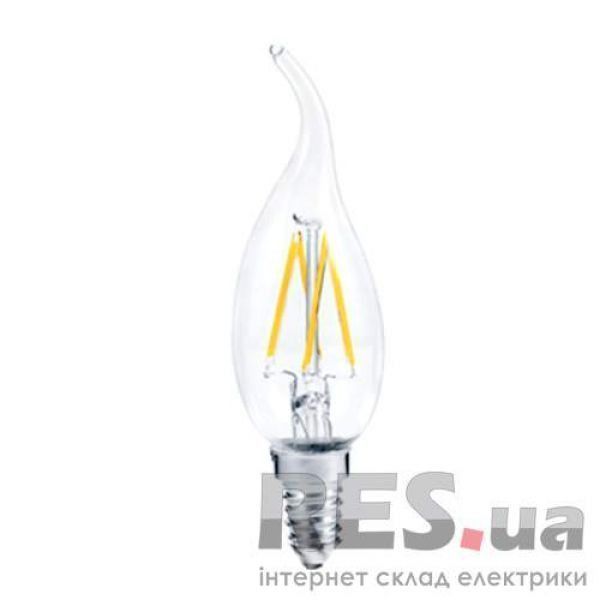 Лампа светодиодная Lemanso LED C35T E14 4W 4LED 420LM 3000K / LM393 Київ - изображение 1