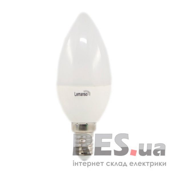 Лампа светодиодная свеча Lemanso C37 E14 6,0W 480LM 4500K 170-260V / LM755 Киев - изображение 1