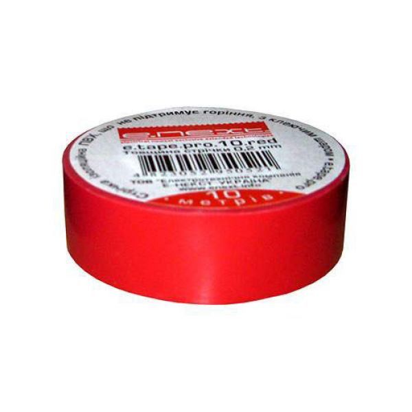 Изолента e.tape.stand.10.red, красная (10м) Киев - изображение 1