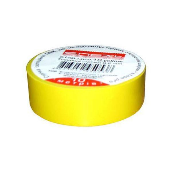 Изолента e.tape.stand.20.yellow, желтая (20м) Киев - изображение 1