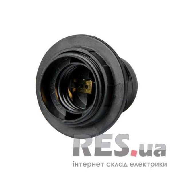 Патрон пластиковый Е27, черный и e.next Київ - изображение 1