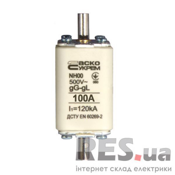 Предохранитель NH00 100А gG Аско Укрем Киев - изображение 1