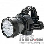 Фонарь светодиодный аккумуляторный налобный 0.9W 9Led Horoz HL349L Киев