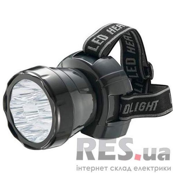 Фонарь светодиодный аккумуляторный налобный 0.9W 9Led Horoz HL349L Киев - изображение 1