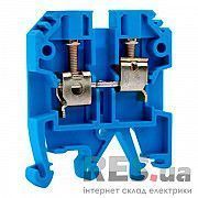 Клемная колодка наборная на DIN рейку e.tc.din.pro.4.blue без крышки E-next Киев