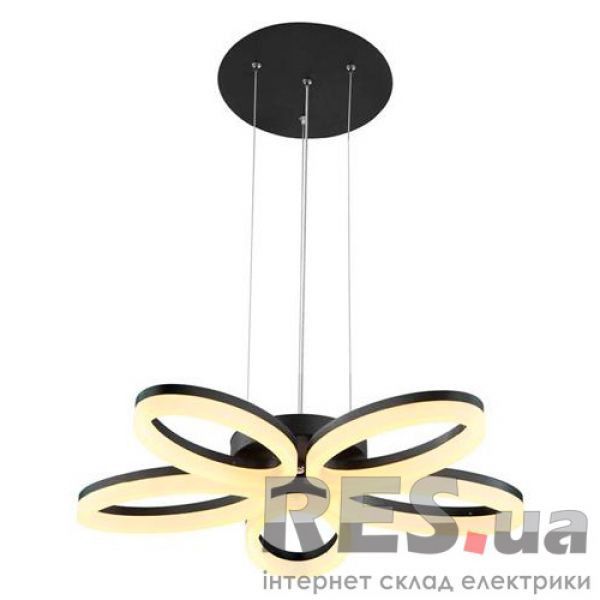 Светодиодная люстра LED 40W 2800Lm 4000K ELEGANCE-40 черная Horoz Electric Киев - изображение 1