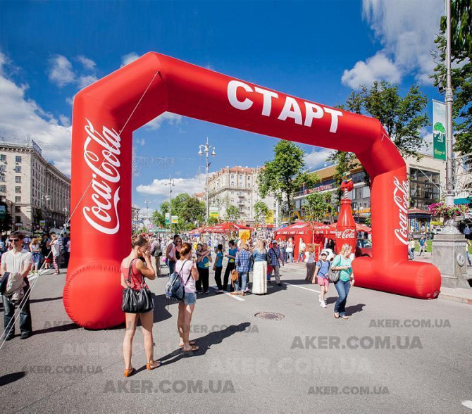 Надувні арки та надувні намети. Надувна рекламна. Киев - изображение 1