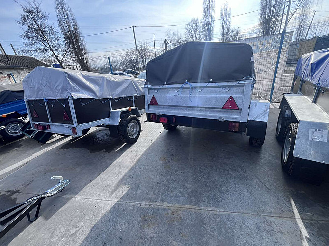 Новий легковий причіп "Дніпро-200х130х40" з оцинковании бортами. Долинская - изображение 1