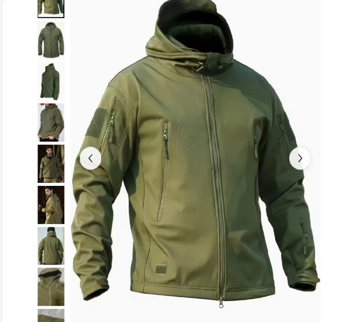 Міська чоловіча демісезонна куртка Soft Shell — стиль і комфорт до –5° Київ - изображение 1