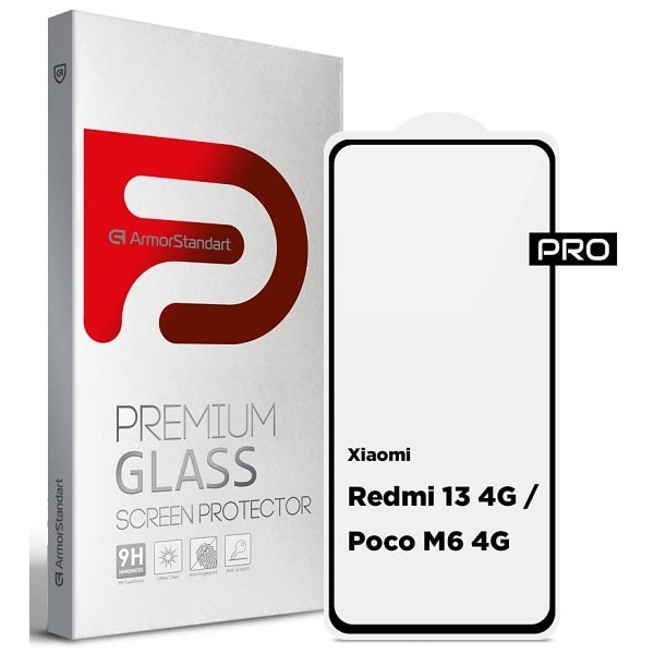 Захисне скло ArmorStandart Pro для Xiaomi Redmi 13 4G/Poco M6 4G (ARM78248) (Код товару:42356) Харьков - изображение 1